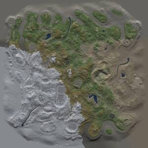 Thumbnail Rust Map: Procedural Map, Size: 4500, Seed: 1906678182, 16 Monuments