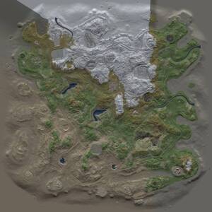 Thumbnail Rust Map: Procedural Map, Size: 4500, Seed: 980626937, 16 Monuments