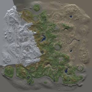 Thumbnail Rust Map: Procedural Map, Size: 4500, Seed: 575320901, 15 Monuments