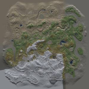 Thumbnail Rust Map: Procedural Map, Size: 4500, Seed: 4856, 17 Monuments