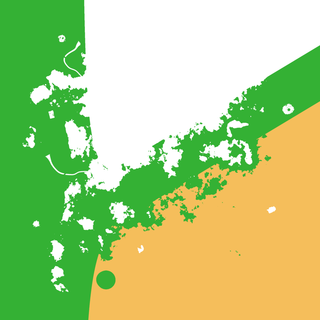 Biome Rust Map: Procedural Map, Size: 4500, Seed: 148412297