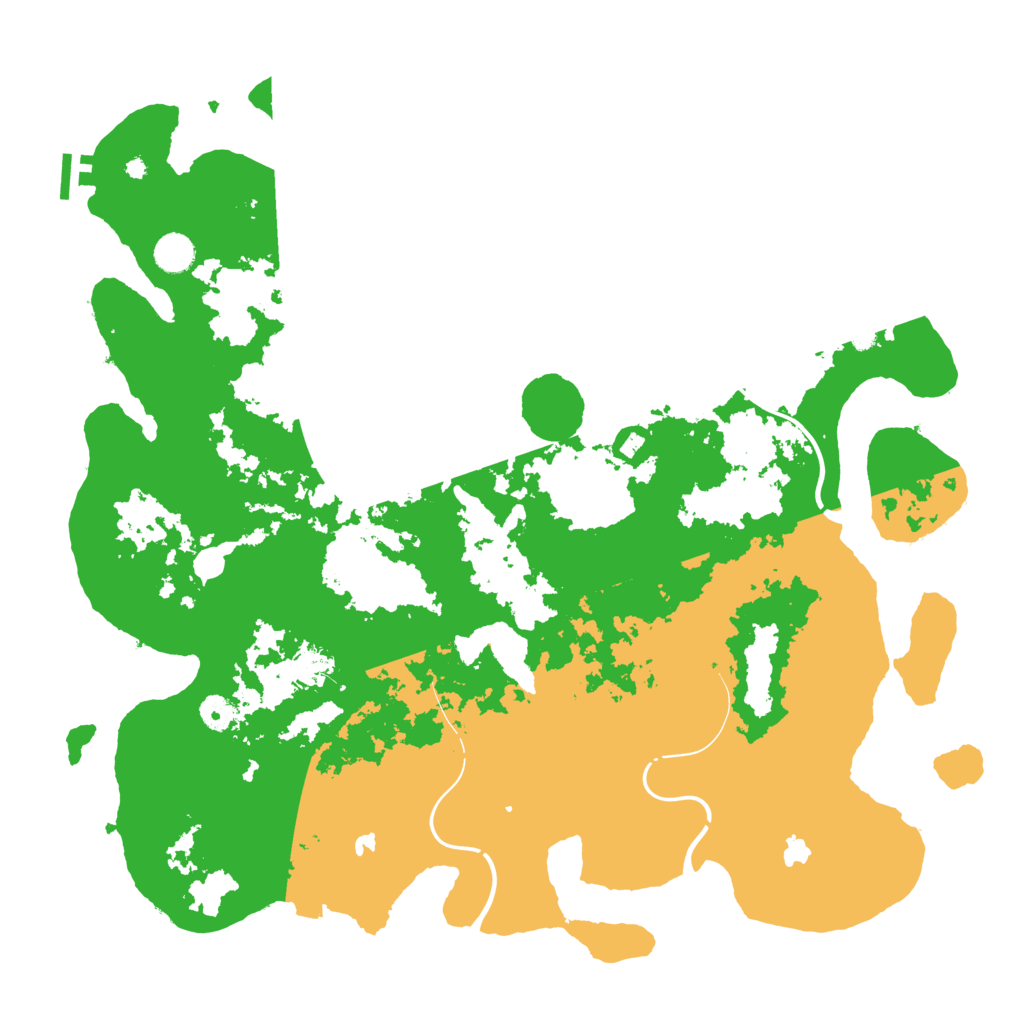 Biome Rust Map: Procedural Map, Size: 4500, Seed: 321441