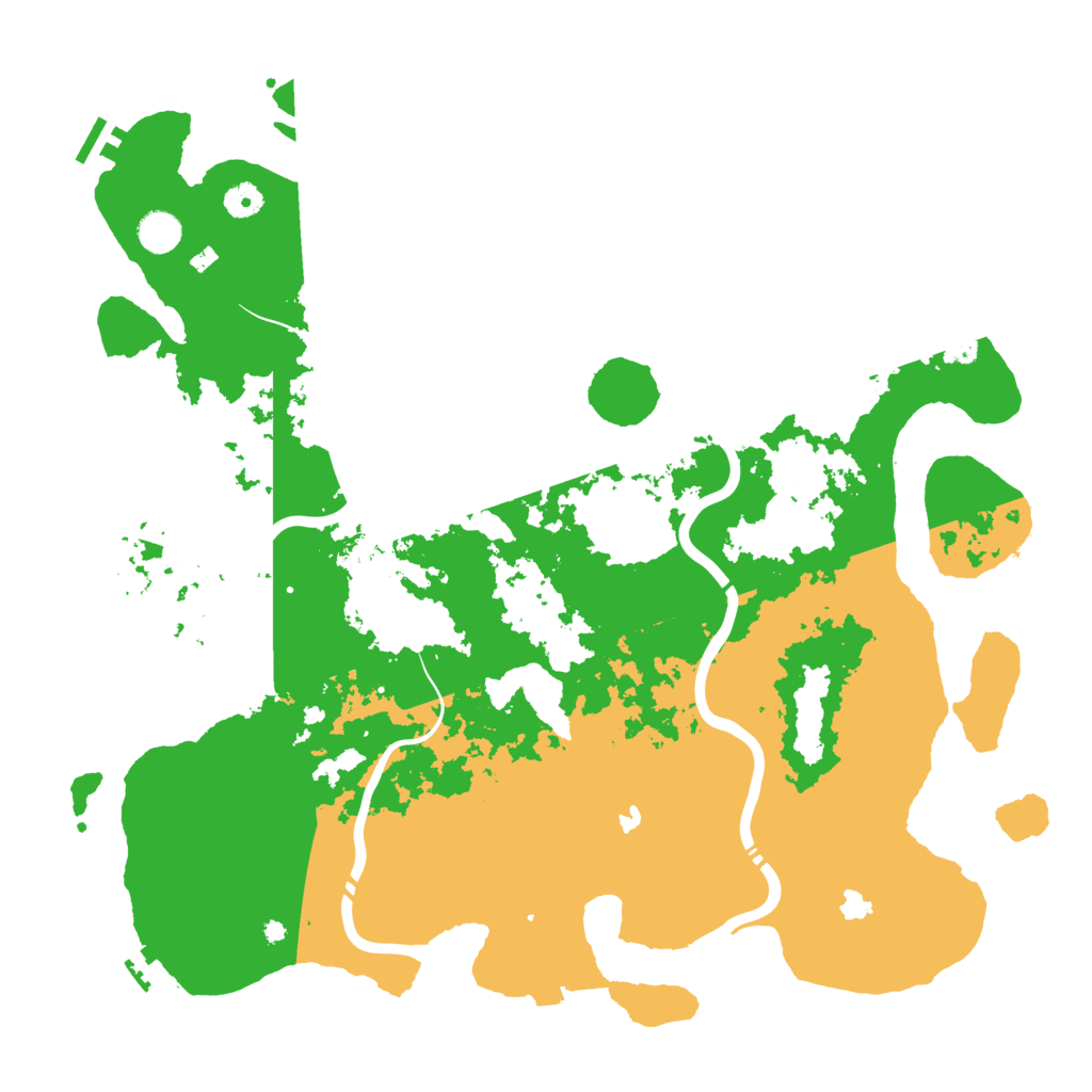 Biome Rust Map: Procedural Map, Size: 4500, Seed: 321441