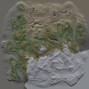 Thumbnail Rust Map: Procedural Map, Size: 4250, Seed: 1336440344, 16 Monuments