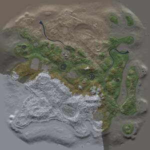 Thumbnail Rust Map: Procedural Map, Size: 3500, Seed: 371920159, 13 Monuments