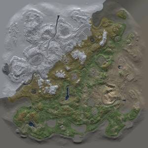 Thumbnail Rust Map: Procedural Map, Size: 4500, Seed: 607859145, 15 Monuments