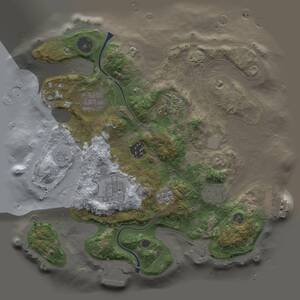 Thumbnail Rust Map: Procedural Map, Size: 2900, Seed: 64829173, 11 Monuments