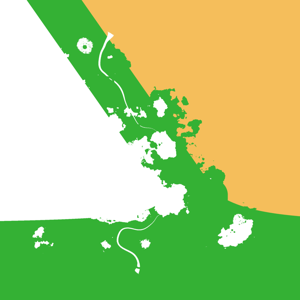 Biome Rust Map: Procedural Map, Size: 2900, Seed: 64829173