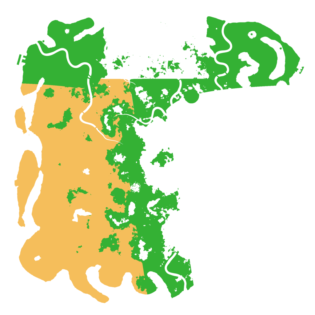 Biome Rust Map: Procedural Map, Size: 6000, Seed: 31259204