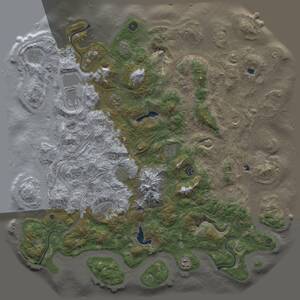 Thumbnail Rust Map: Procedural Map, Size: 5000, Seed: 4650, 16 Monuments