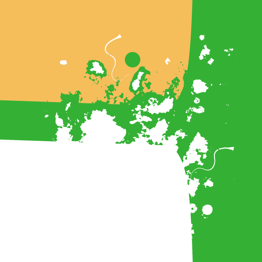 Biome Rust Map: Procedural Map, Size: 4500, Seed: 2004059573