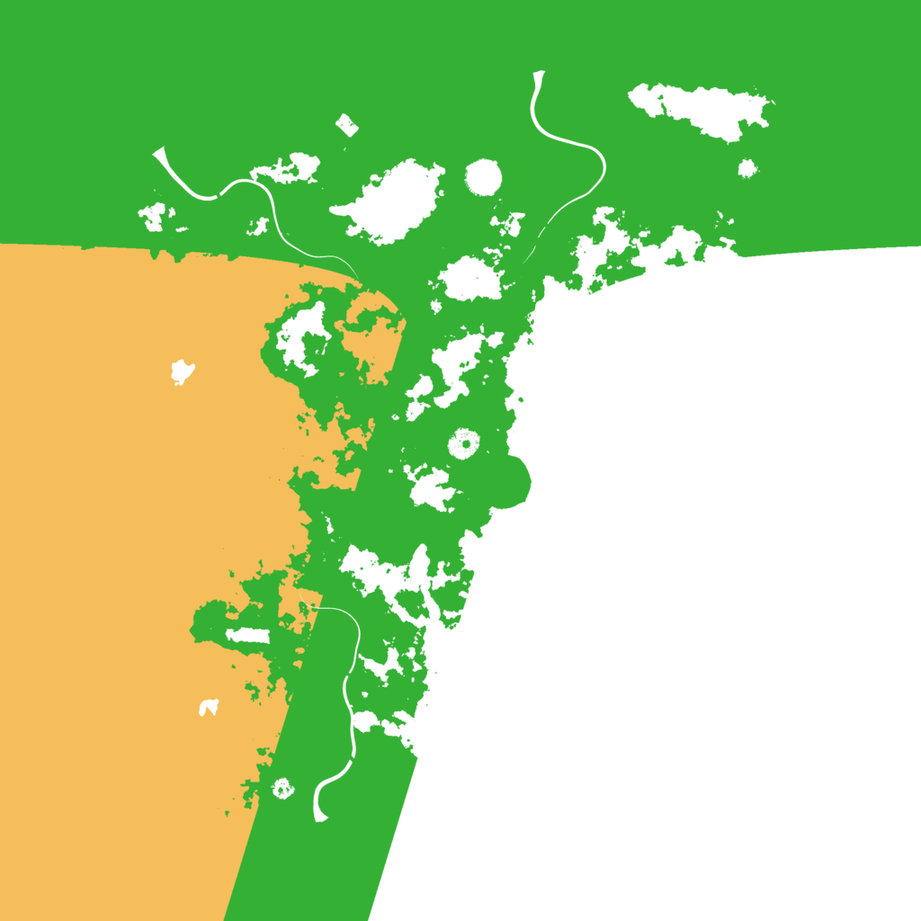 Biome Rust Map: Procedural Map, Size: 4500, Seed: 1337420
