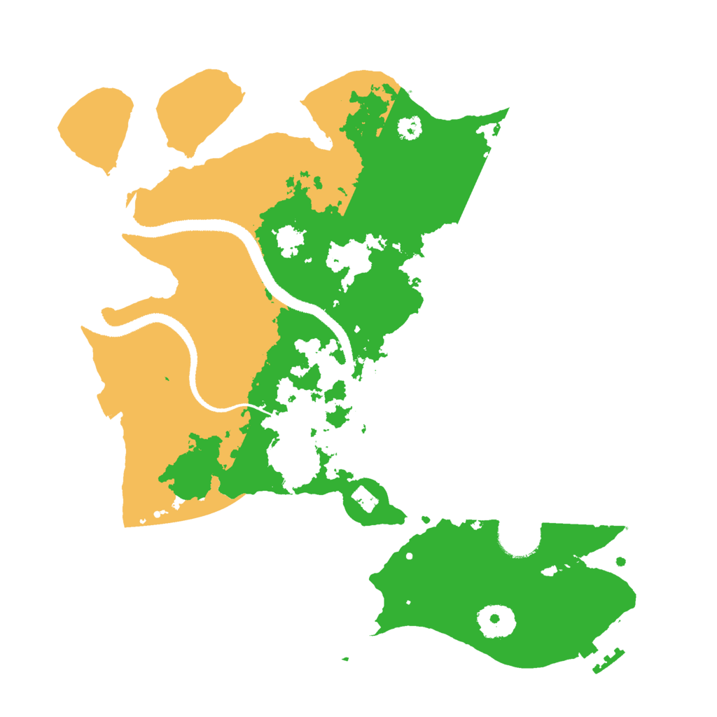 Biome Rust Map: Procedural Map, Size: 3000, Seed: 1599455106