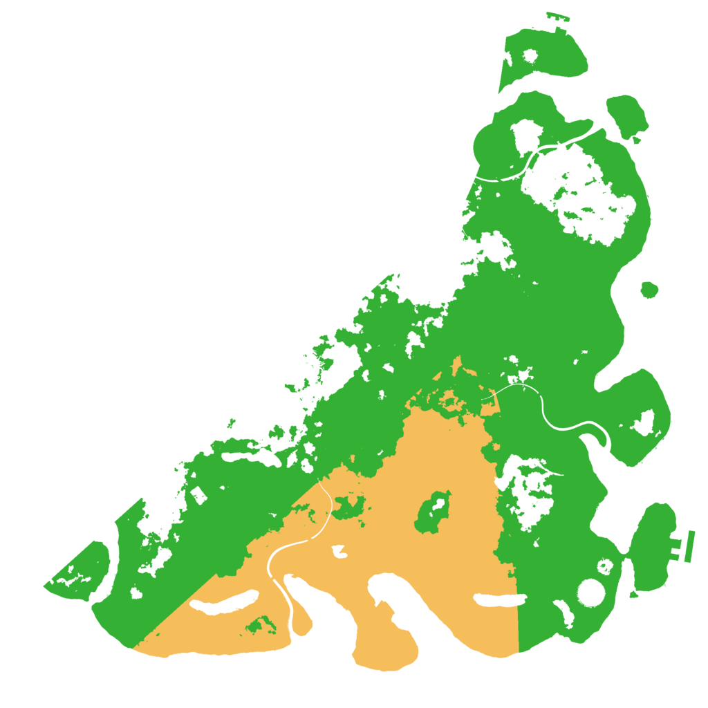 Biome Rust Map: Procedural Map, Size: 4500, Seed: 415858413