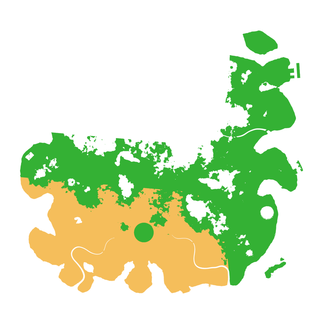 Biome Rust Map: Procedural Map, Size: 4250, Seed: 158494875