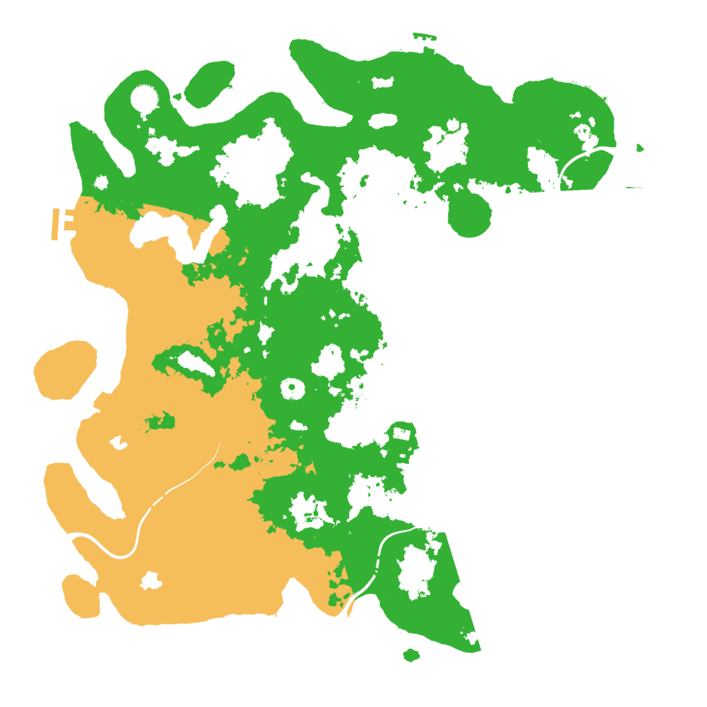 Biome Rust Map: Procedural Map, Size: 4500, Seed: 1042503480