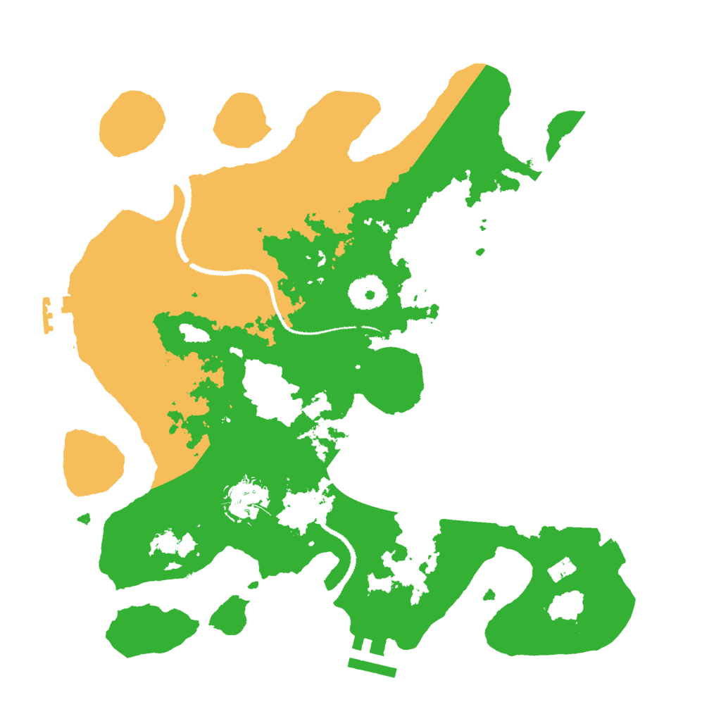 Biome Rust Map: Procedural Map, Size: 3000, Seed: 1061681080