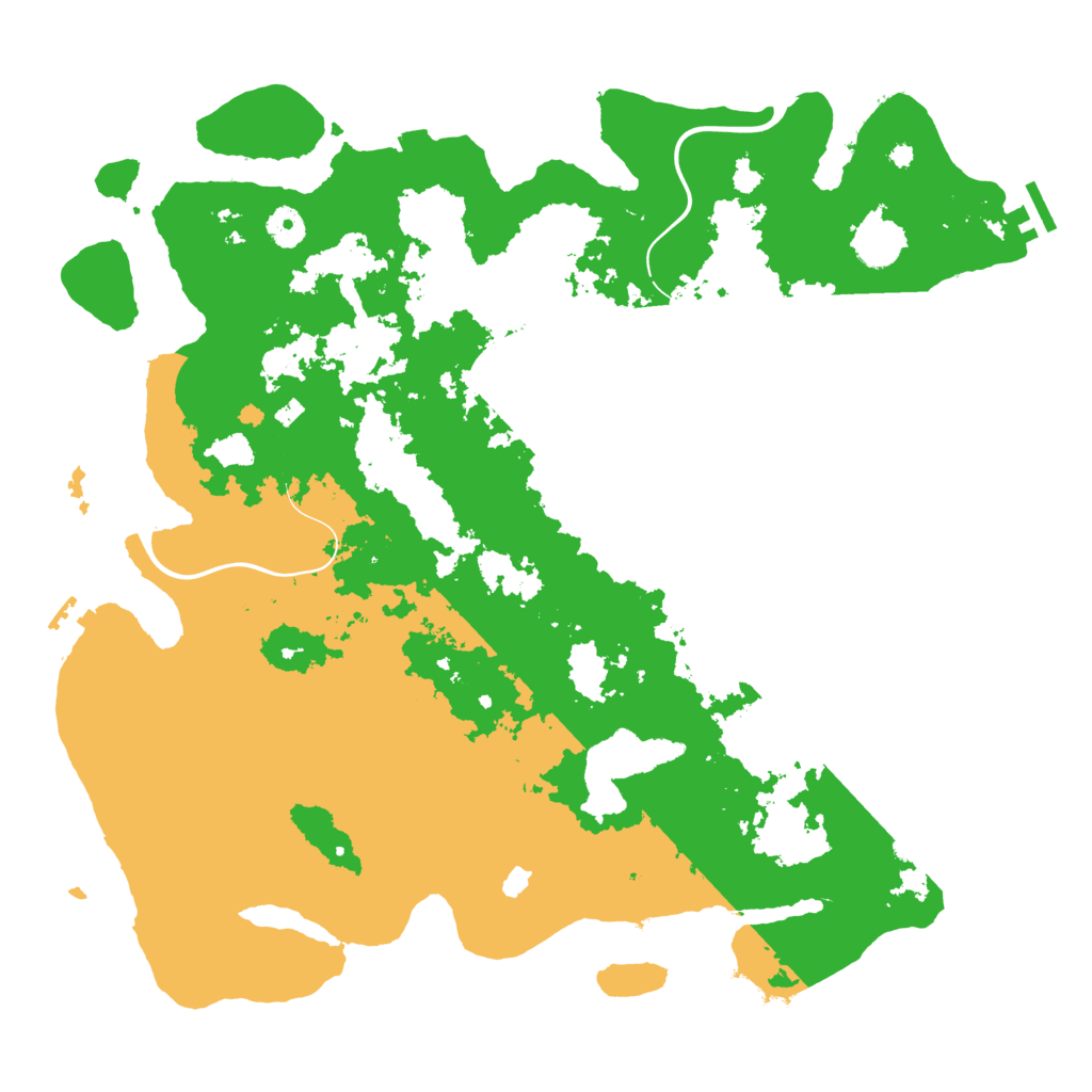 Biome Rust Map: Procedural Map, Size: 4200, Seed: 527825877