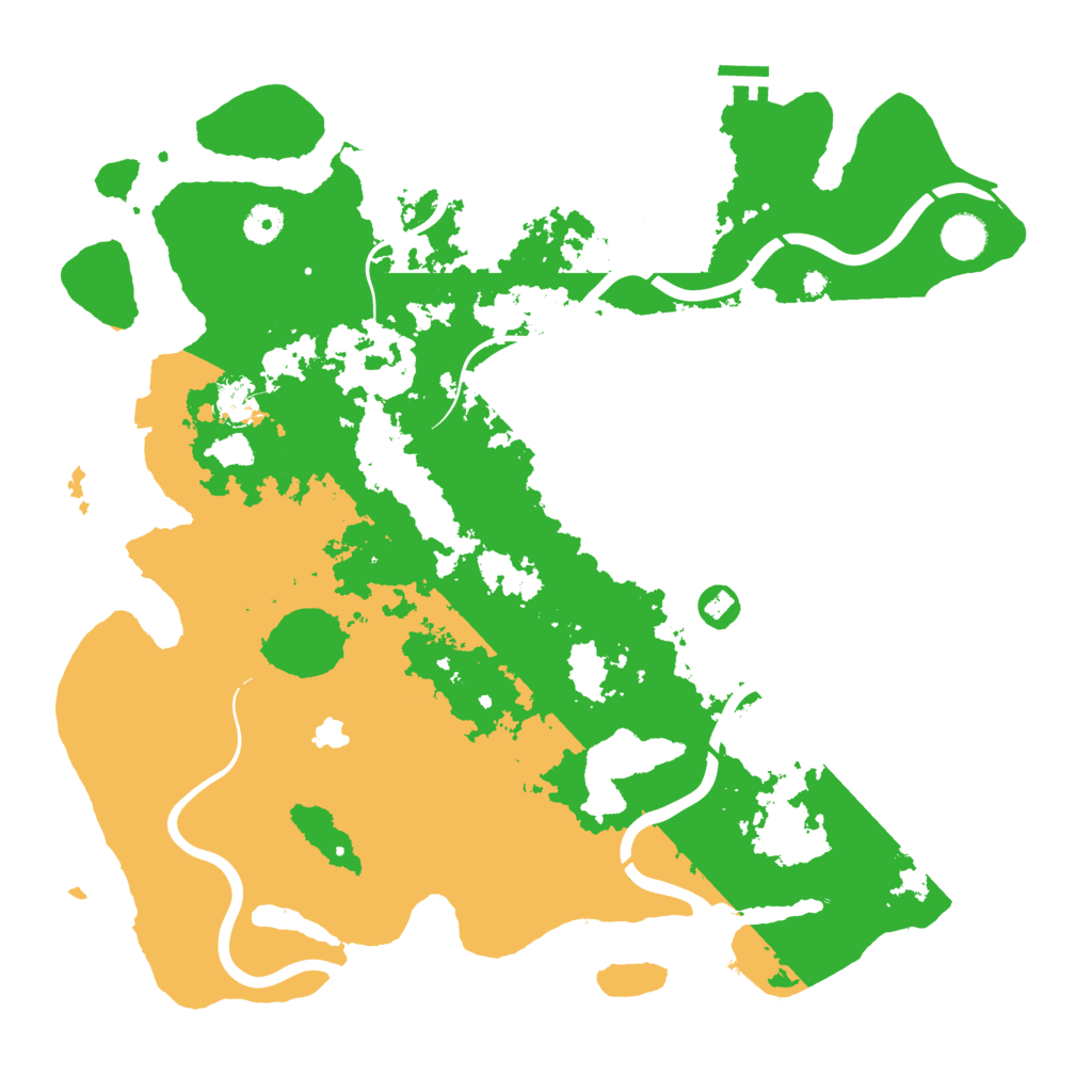 Biome Rust Map: Procedural Map, Size: 4200, Seed: 527825877