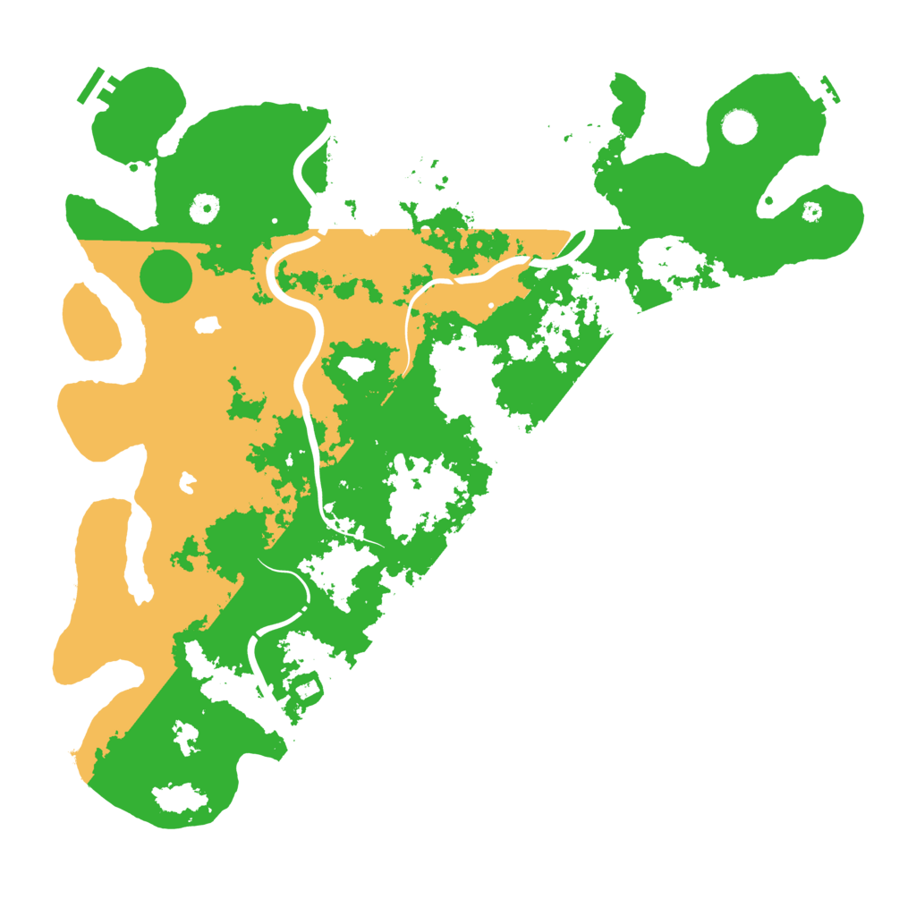 Biome Rust Map: Procedural Map, Size: 4600, Seed: 1284208918