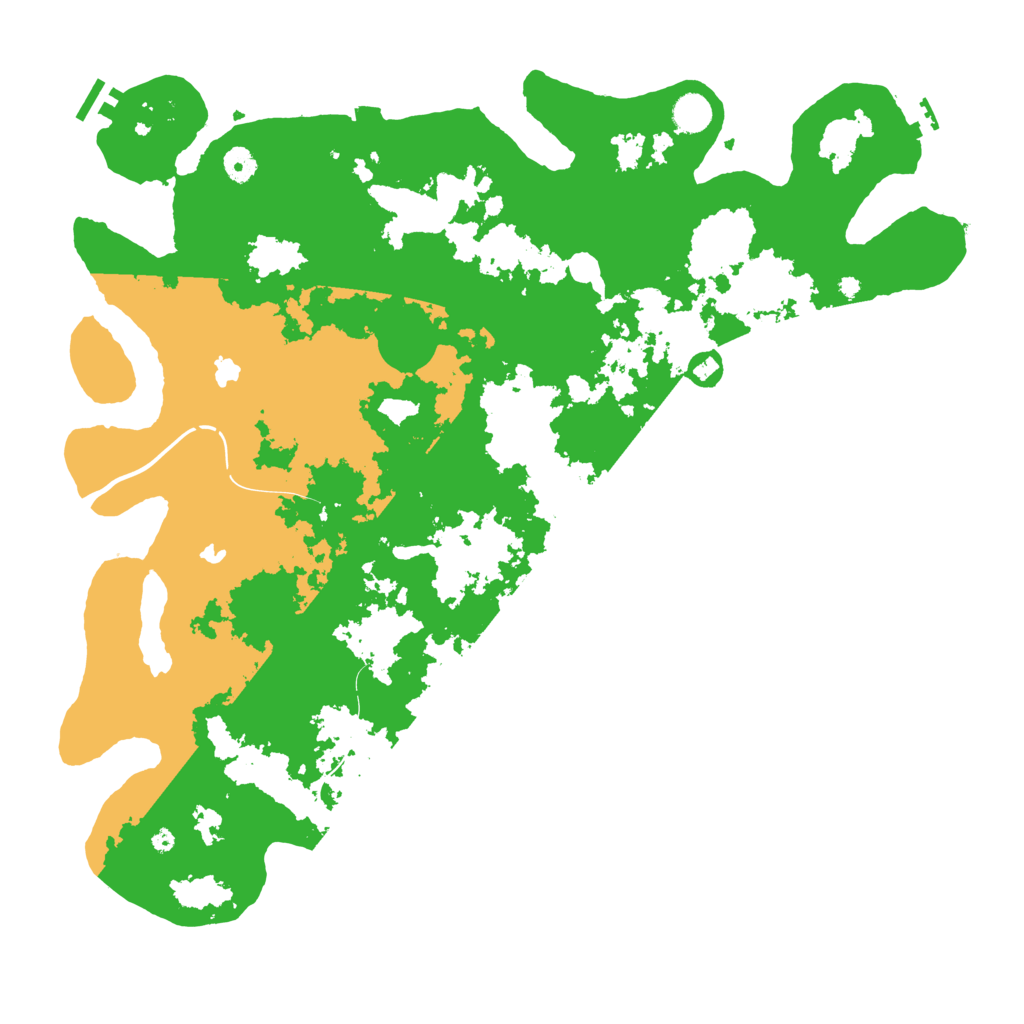 Biome Rust Map: Procedural Map, Size: 4600, Seed: 1284208918