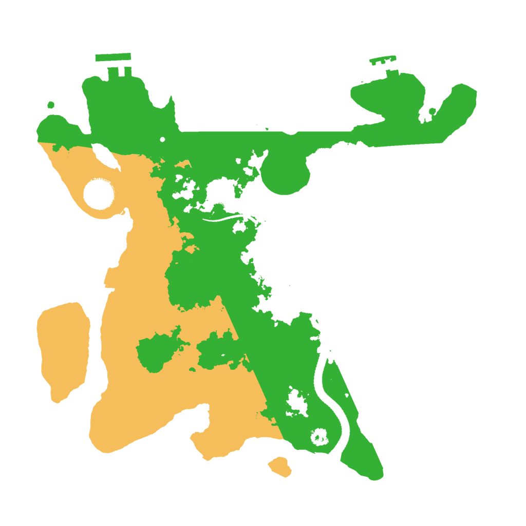 Biome Rust Map: Procedural Map, Size: 3000, Seed: 8398