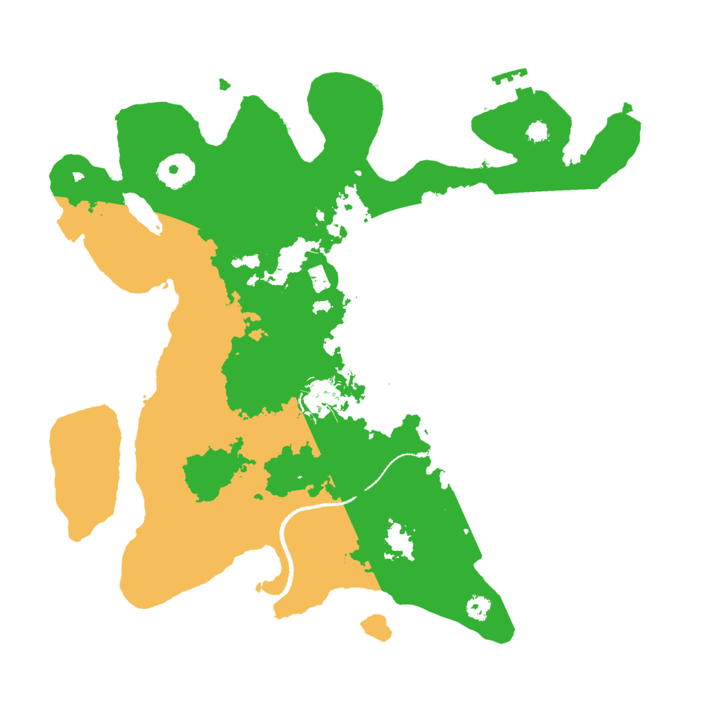 Biome Rust Map: Procedural Map, Size: 3000, Seed: 8398