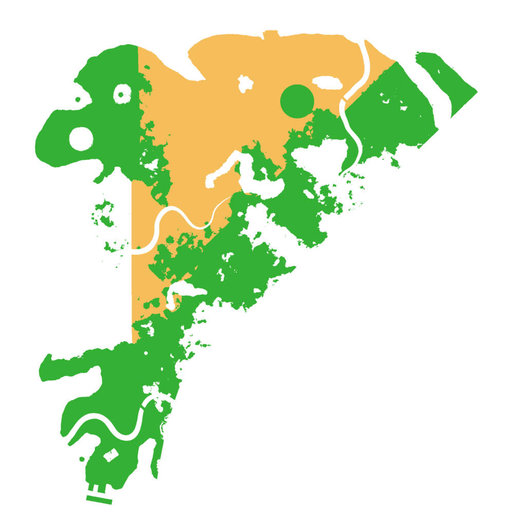 Biome Rust Map: Procedural Map, Size: 4100, Seed: 55266487