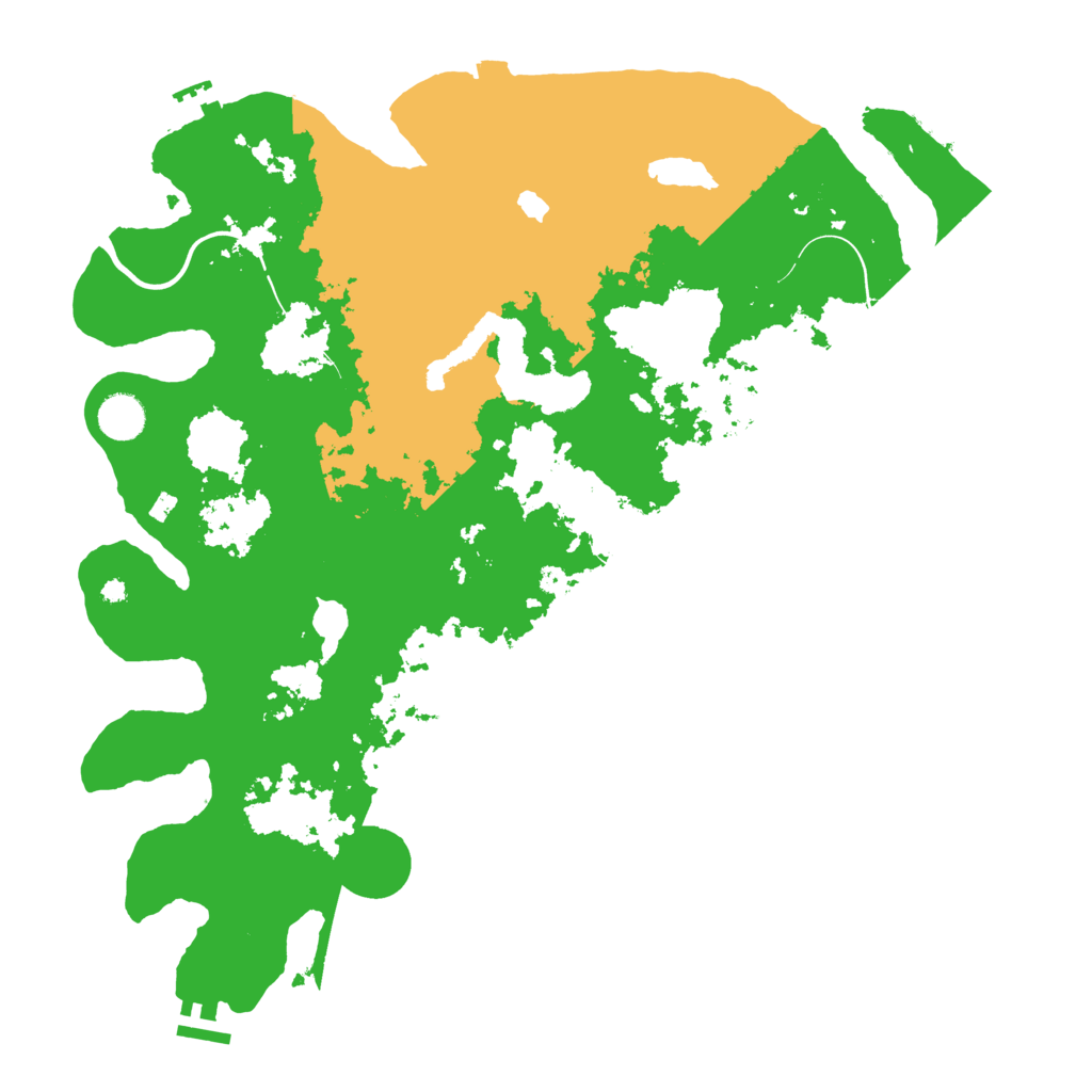 Biome Rust Map: Procedural Map, Size: 4100, Seed: 55266487