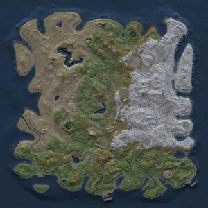 Thumbnail Rust Map: Procedural Map, Size: 4750, Seed: 5100324, 17 Monuments