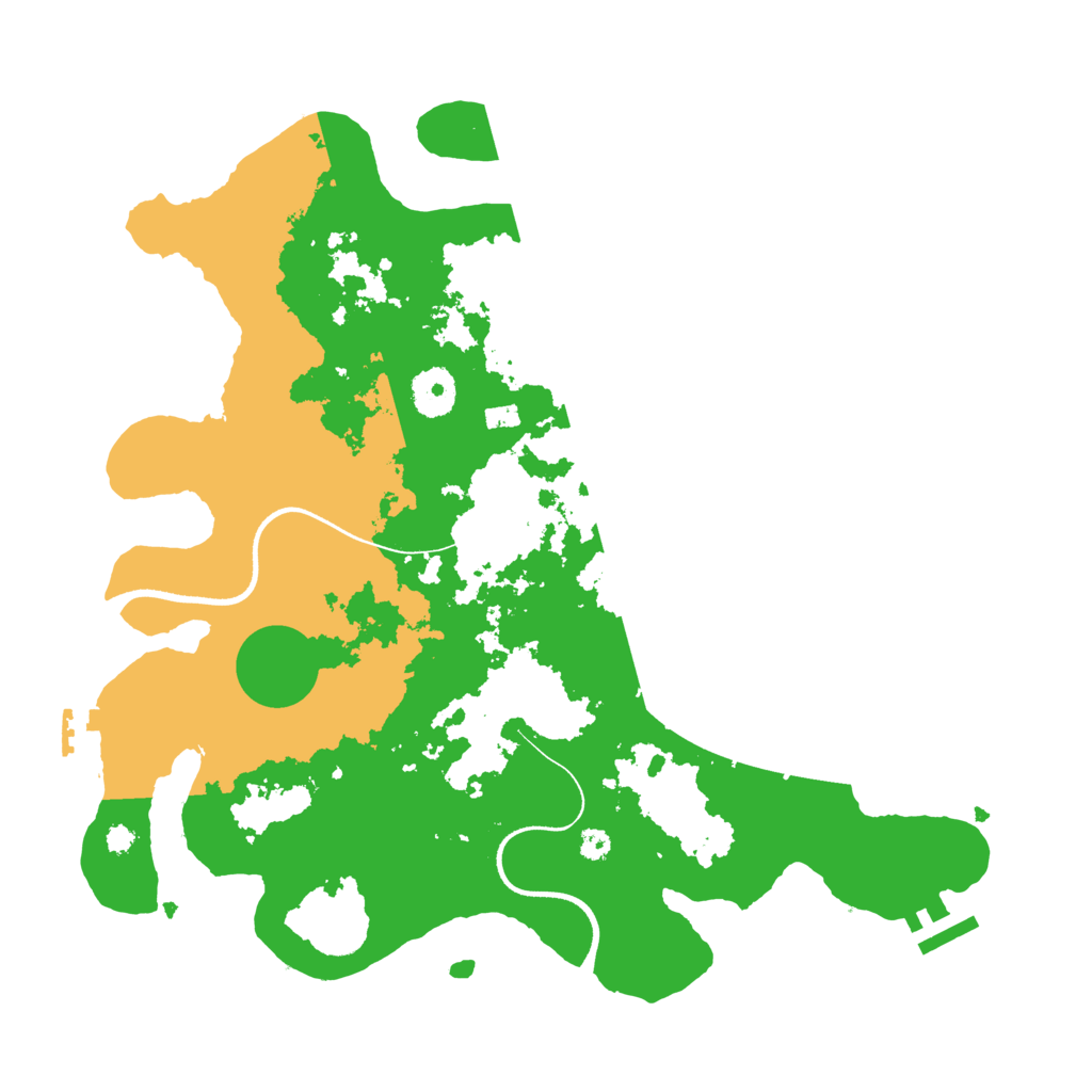 Biome Rust Map: Procedural Map, Size: 3500, Seed: 1659687831