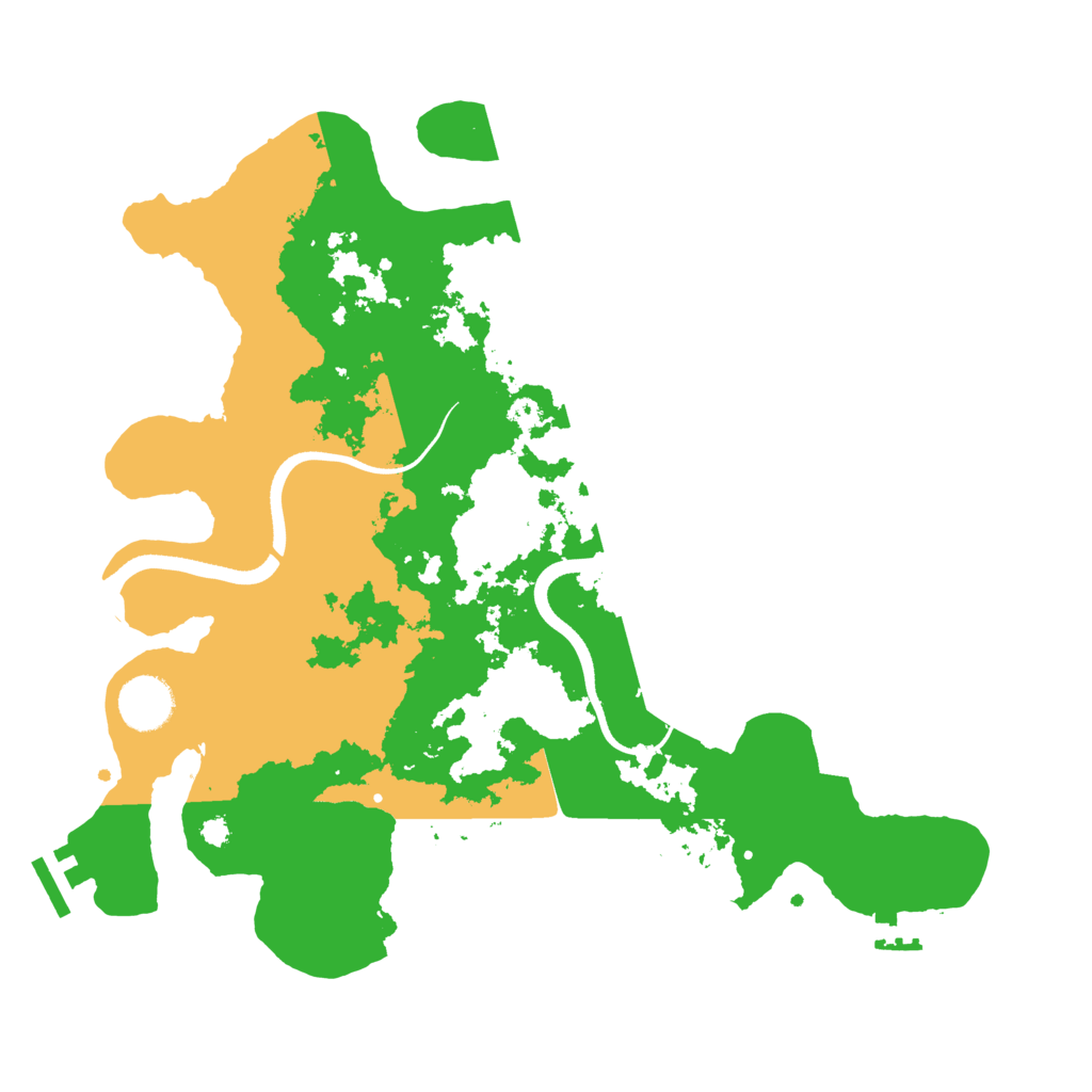 Biome Rust Map: Procedural Map, Size: 3500, Seed: 1659687831
