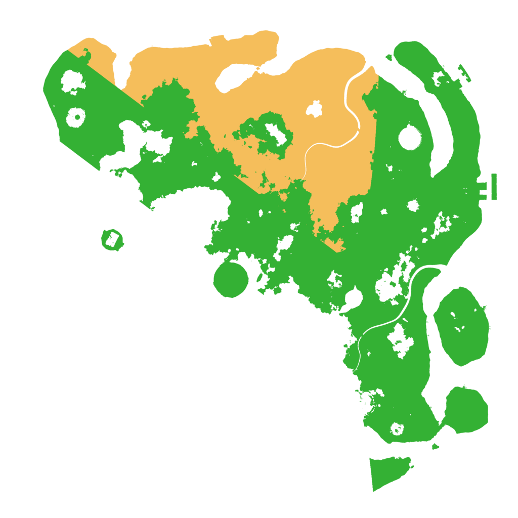 Biome Rust Map: Procedural Map, Size: 4000, Seed: 1025599156