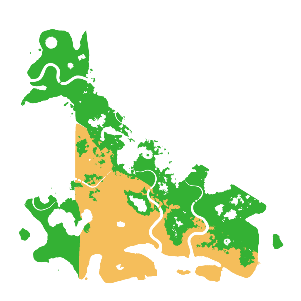 Biome Rust Map: Procedural Map, Size: 4500, Seed: 56246