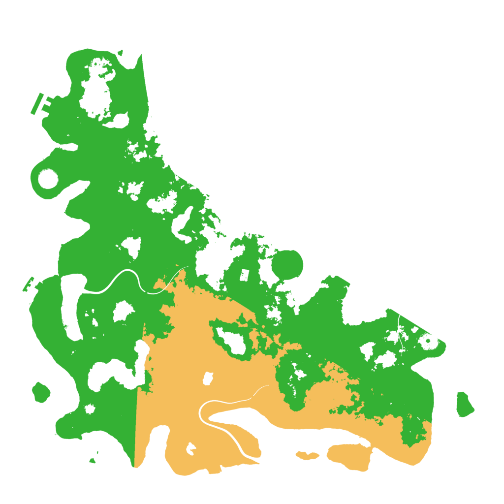 Biome Rust Map: Procedural Map, Size: 4500, Seed: 56246