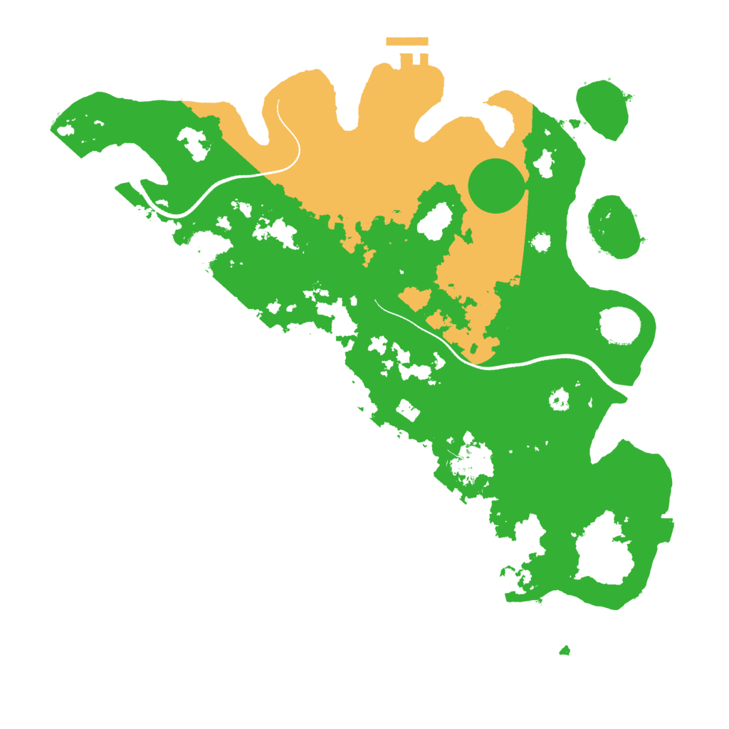 Biome Rust Map: Procedural Map, Size: 3500, Seed: 4102024