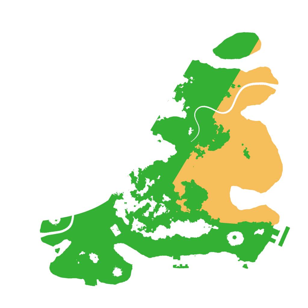 Biome Rust Map: Procedural Map, Size: 3000, Seed: 371878288