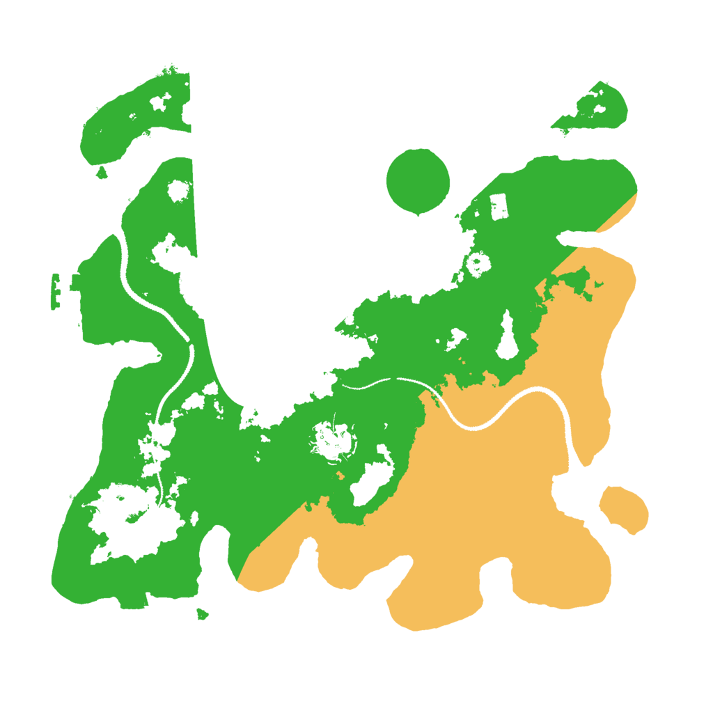 Biome Rust Map: Procedural Map, Size: 3000, Seed: 4950387