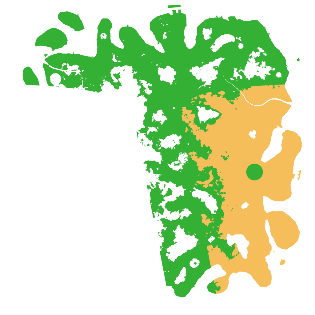 Biome Rust Map: Procedural Map, Size: 5000, Seed: 1743347121