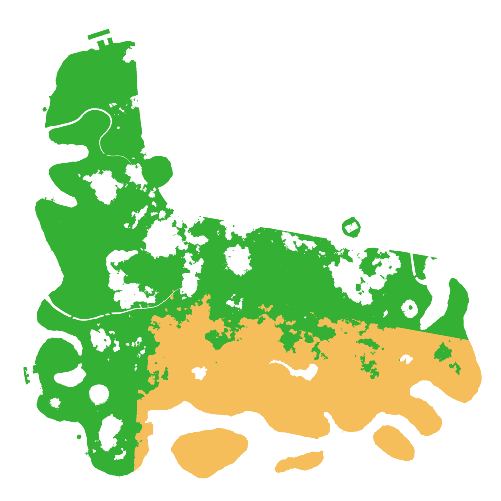 Biome Rust Map: Procedural Map, Size: 4500, Seed: 1420531063