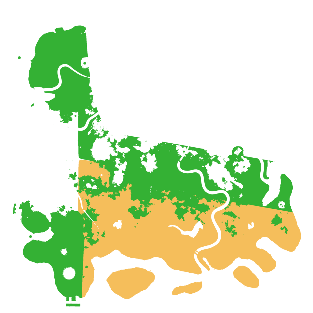 Biome Rust Map: Procedural Map, Size: 4500, Seed: 1420531063