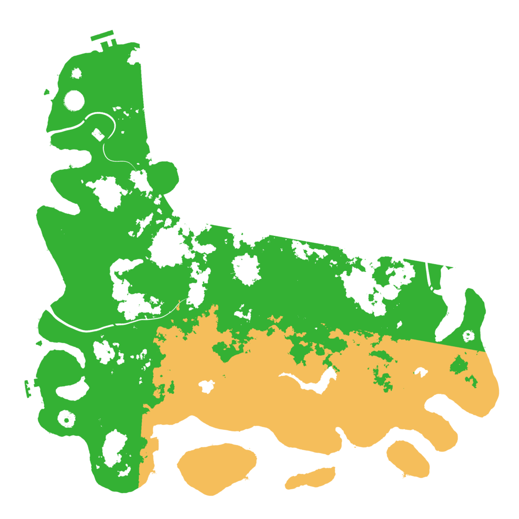 Biome Rust Map: Procedural Map, Size: 4500, Seed: 1420531063