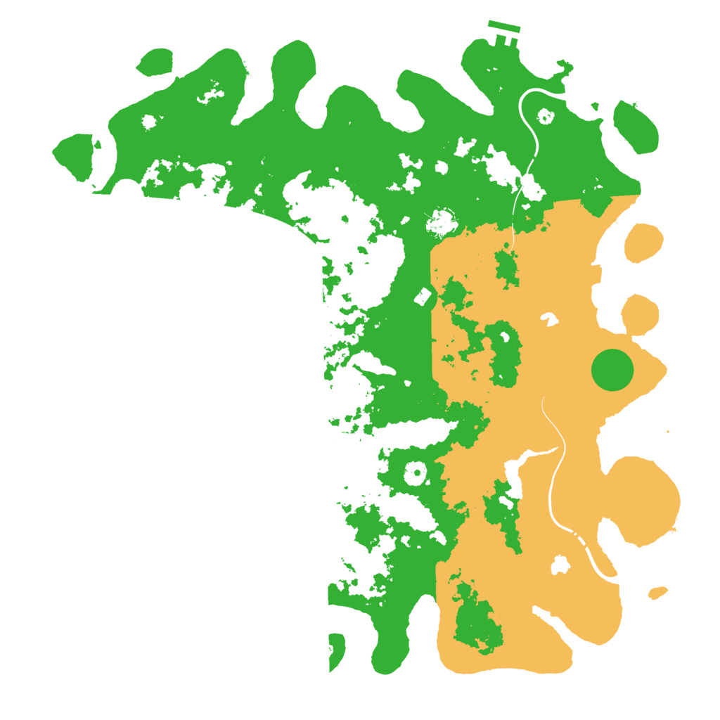 Biome Rust Map: Procedural Map, Size: 4500, Seed: 1424801489