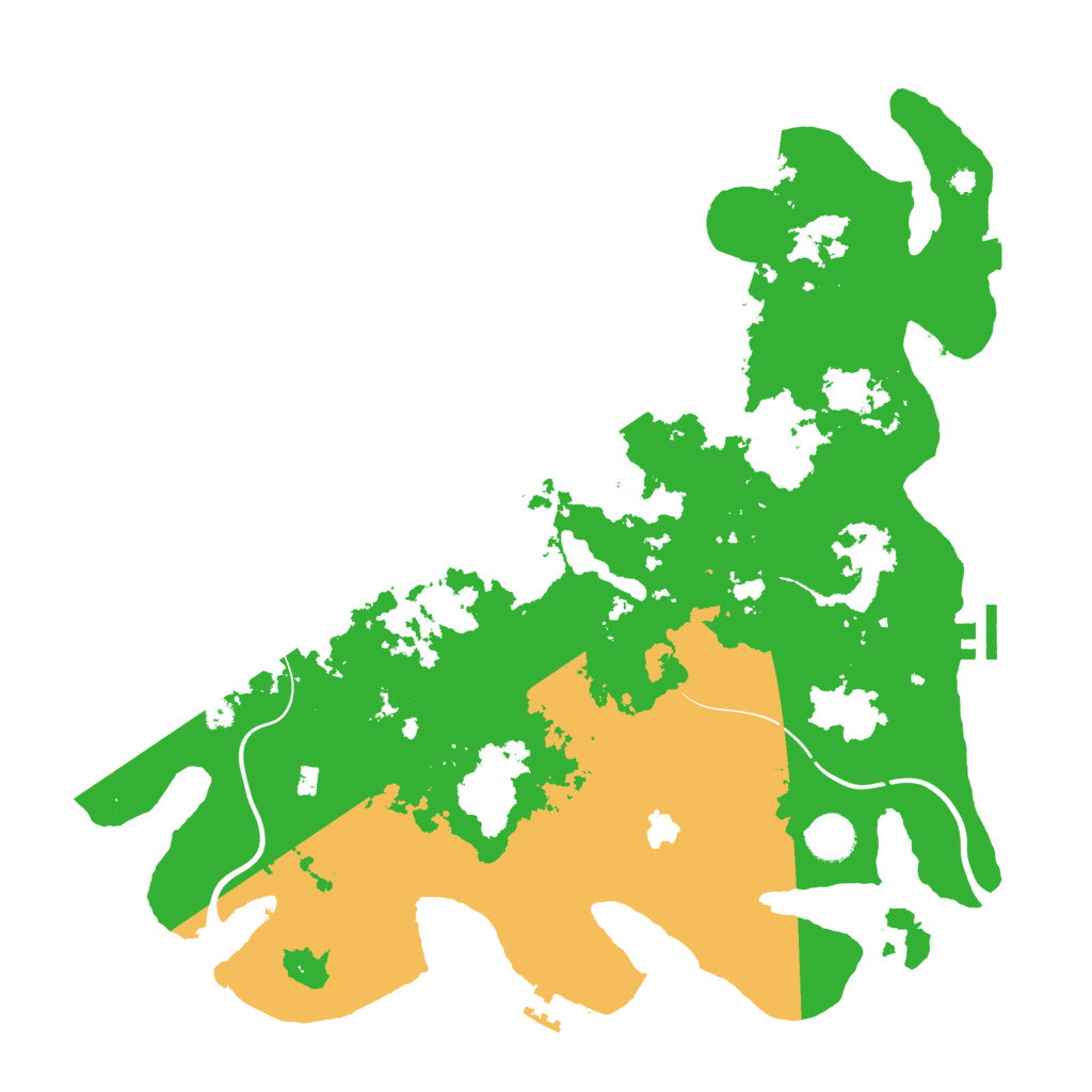 Biome Rust Map: Procedural Map, Size: 4000, Seed: 1587806292