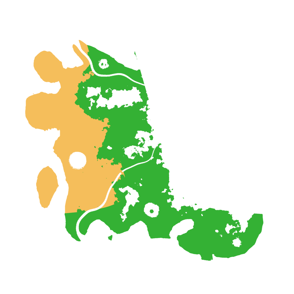 Biome Rust Map: Procedural Map, Size: 3000, Seed: 111112