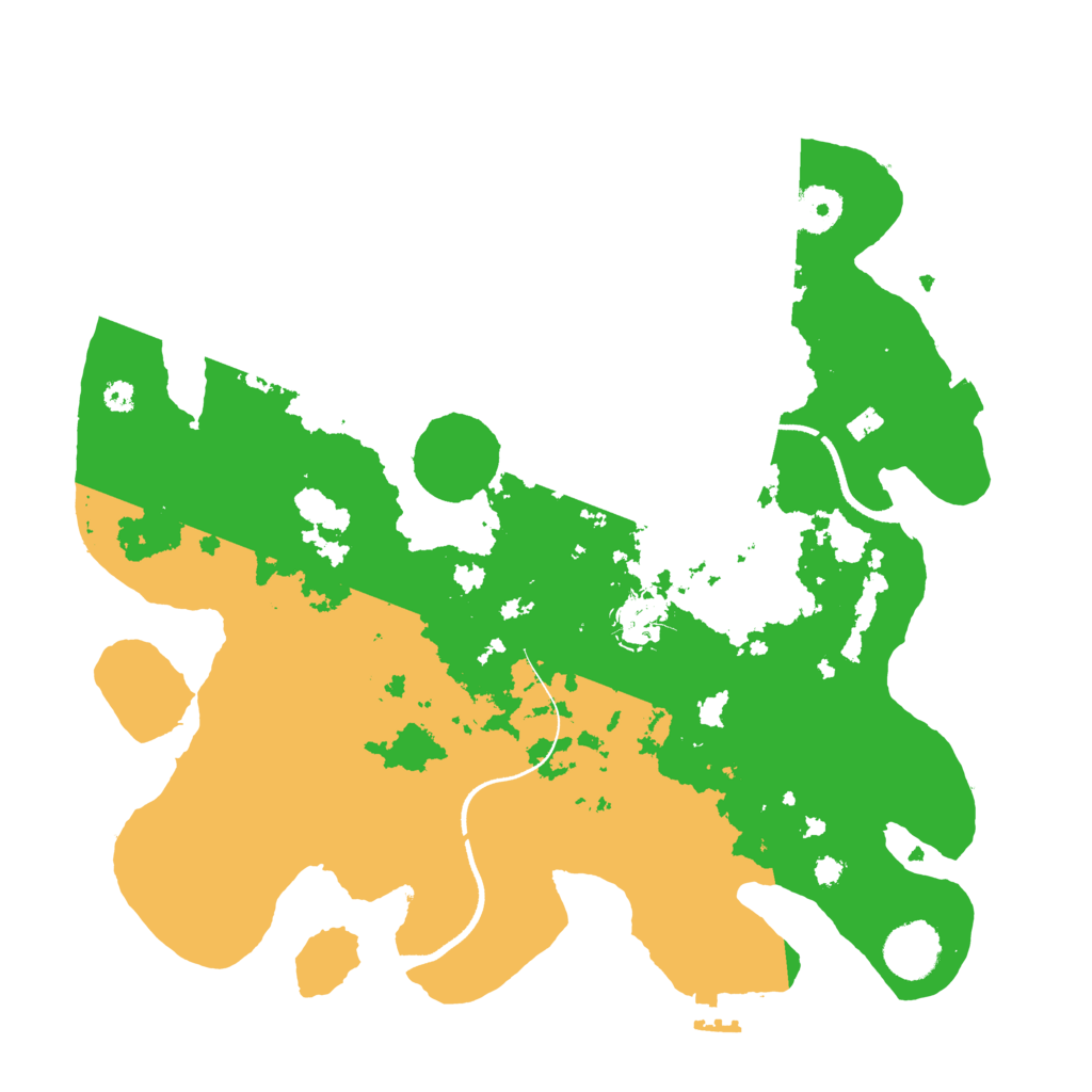 Biome Rust Map: Procedural Map, Size: 3500, Seed: 869682760