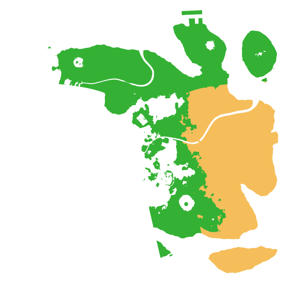 Biome Rust Map: Procedural Map, Size: 3000, Seed: 199032264