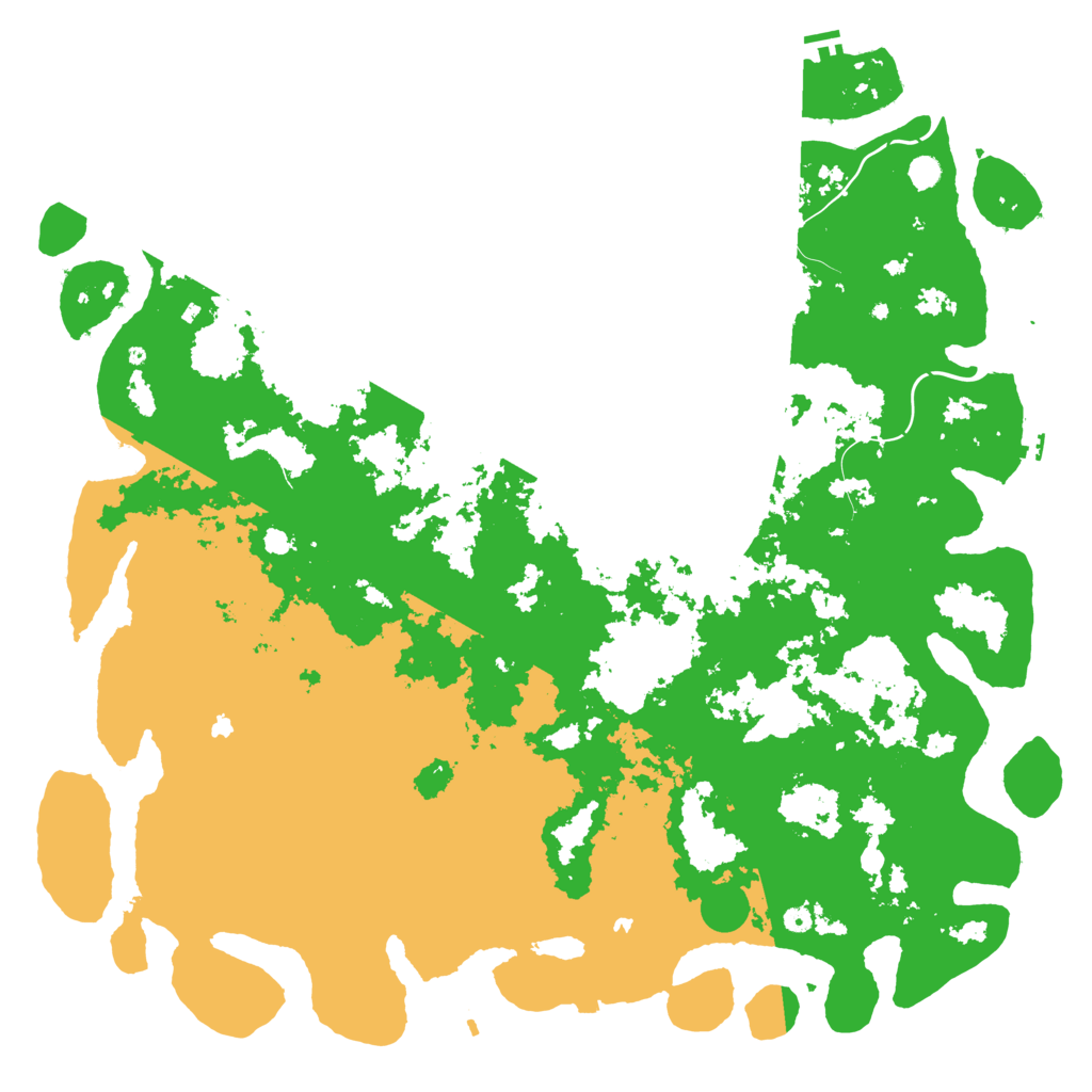 Biome Rust Map: Procedural Map, Size: 6000, Seed: 329374979