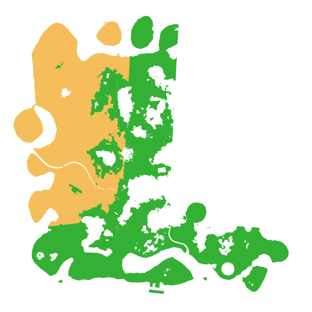 Biome Rust Map: Procedural Map, Size: 4250, Seed: 667889483