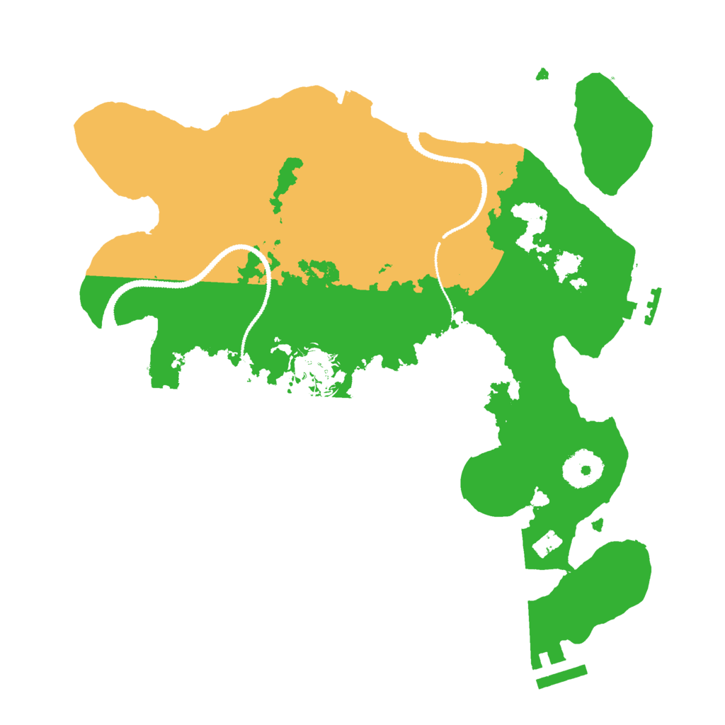 Biome Rust Map: Procedural Map, Size: 2850, Seed: 96368917